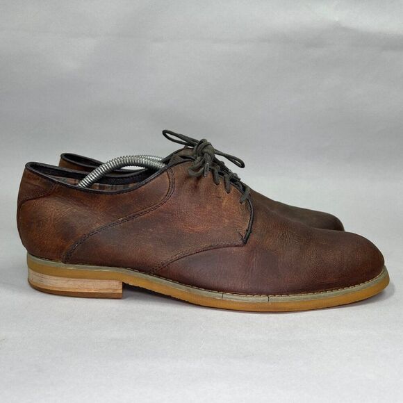 Bed Stu Men's Size 11 Luz Rustic Brown Leather Oxfords - Picture 1 of 13